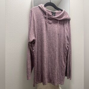 Pinkish purple hoodie sweater